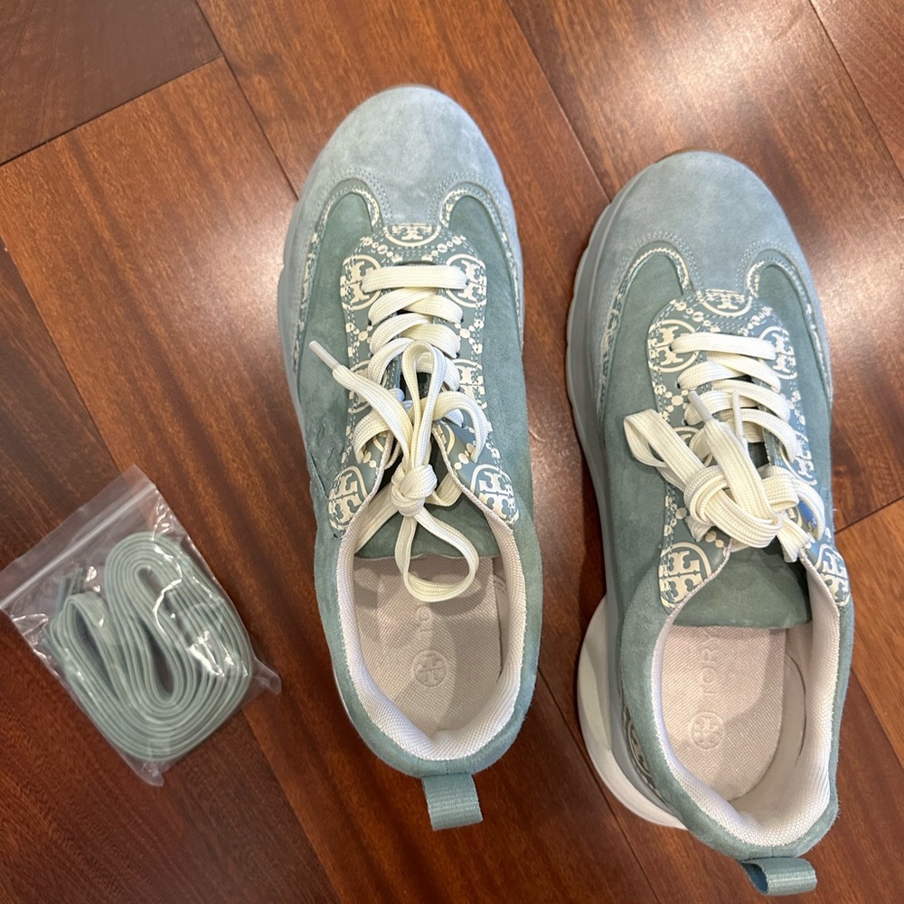 Tory Burch green sneakers